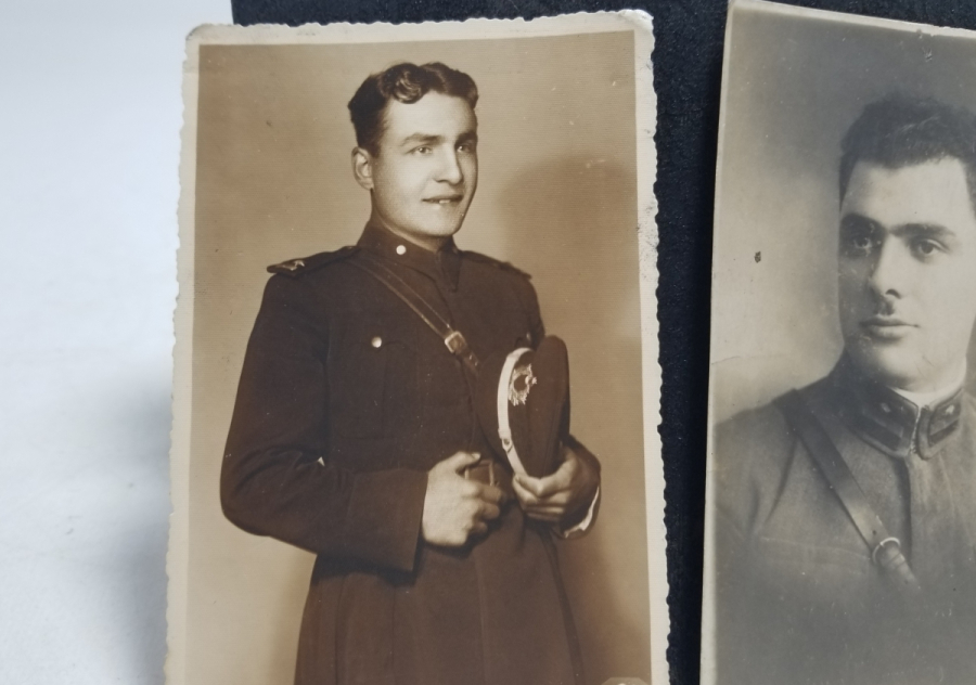 2 ADET ANTİKA SUBAY FOTOĞRAFI