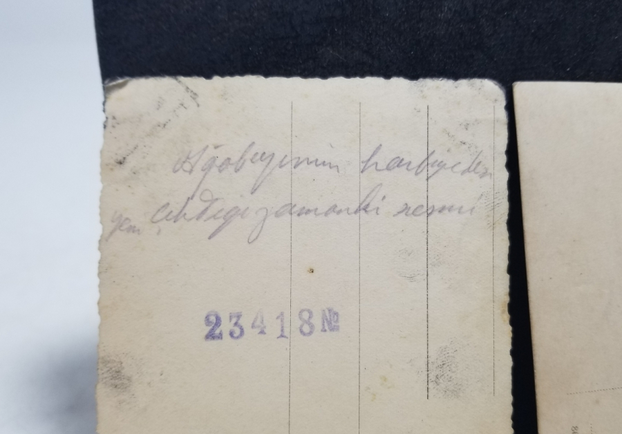 2 ADET ANTİKA SUBAY FOTOĞRAFI