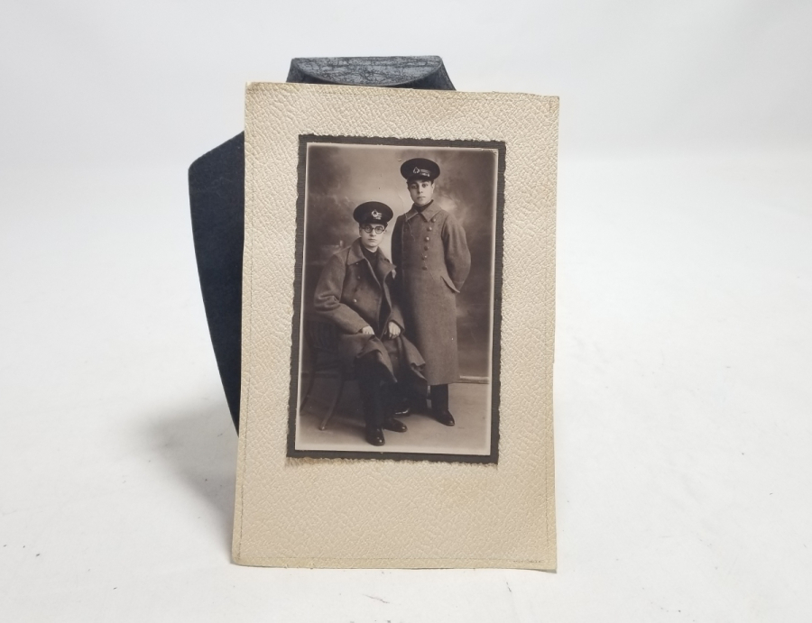 PASPARTUSUNDA ANTİKA SUBAY FOTOĞRAFI