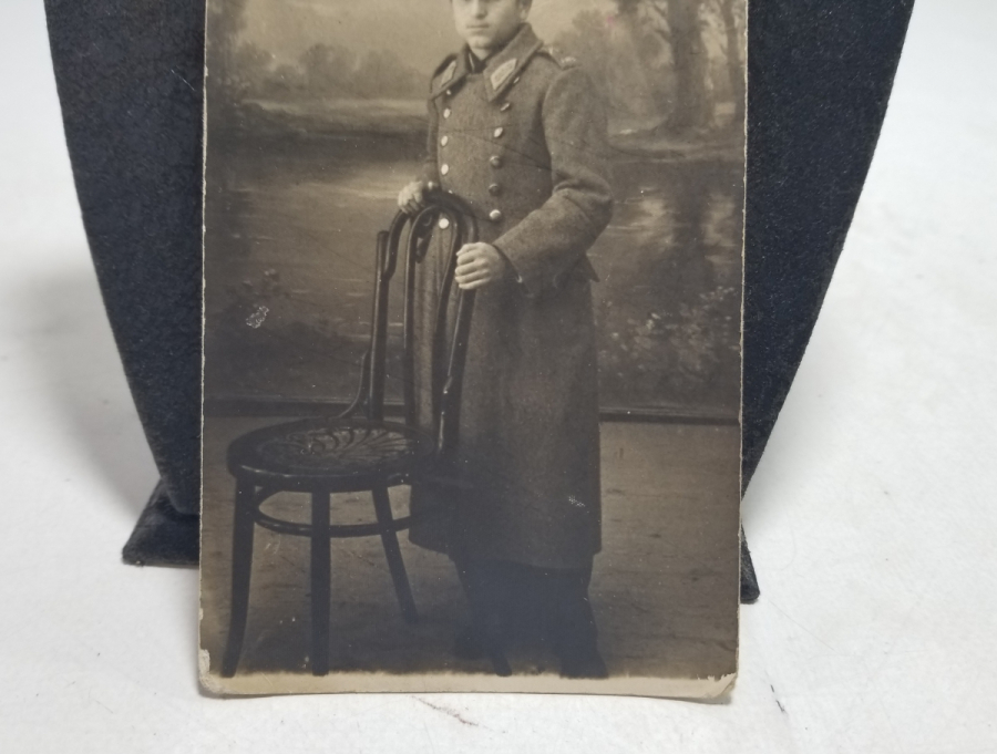 CUMHURİYET BAŞLARI SİYAH-BEYAZ ANTİKA SUBAY FOTOĞRAFI