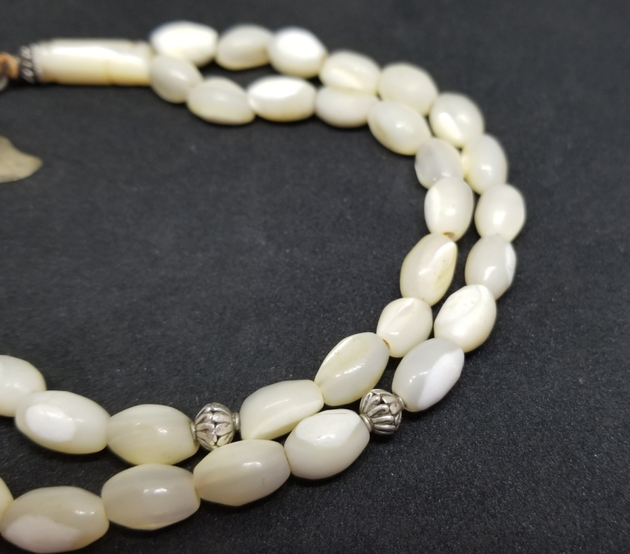 GÜMÜŞ PÜSKÜLLÜ OSMANLI DÖNEMİ KEMANE TORNA SEDEF TESPİH