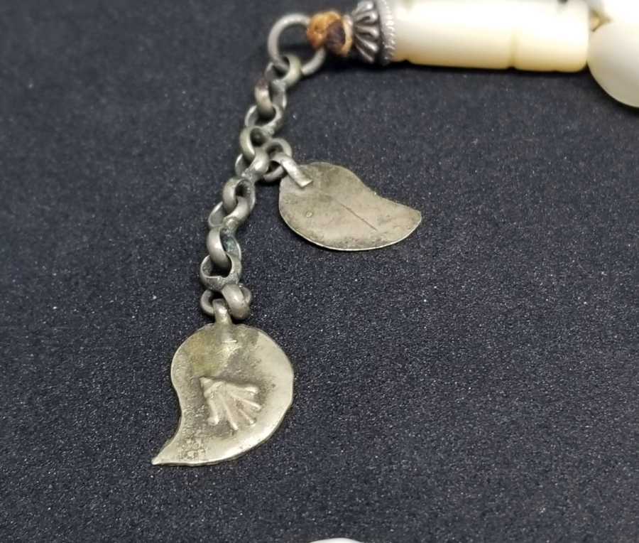 GÜMÜŞ PÜSKÜLLÜ OSMANLI DÖNEMİ KEMANE TORNA SEDEF TESPİH