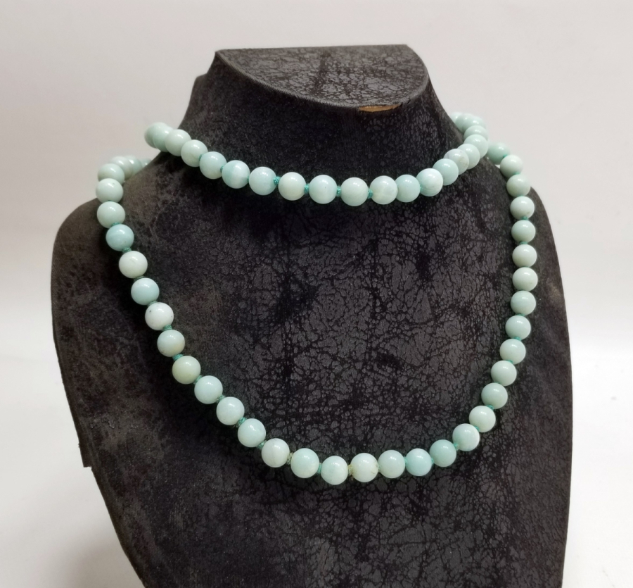 DOĞAL AQUAMARİN TAŞLI KOLYE GERDANLIK