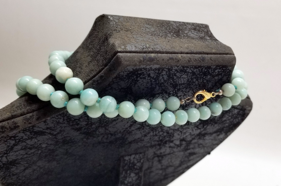 DOĞAL AQUAMARİN TAŞLI KOLYE GERDANLIK