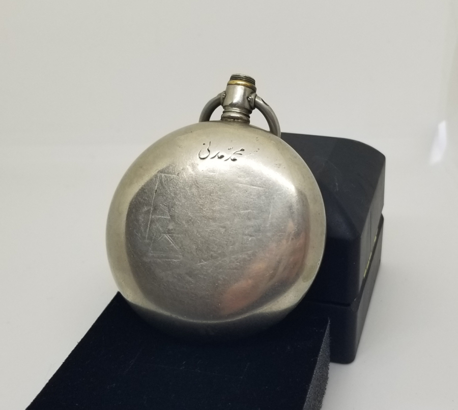 OSMANLI DÖNEMİ ARKASI OSMANLICA YAZILI BÜYÜK BOY OMEGA CEP SAATİ