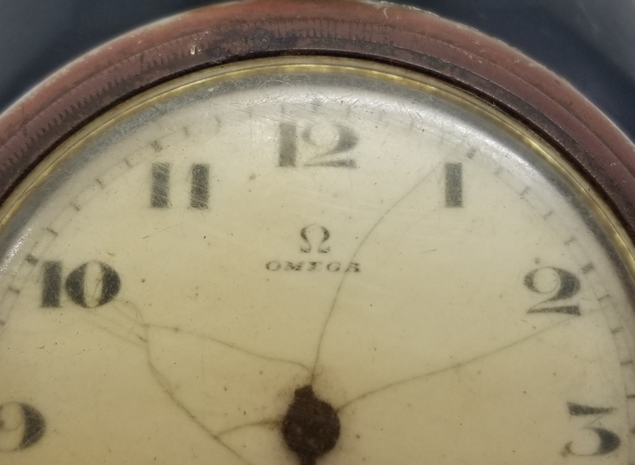 OSMANLI DÖNEMİ ARKASI OSMANLICA YAZILI BÜYÜK BOY OMEGA CEP SAATİ