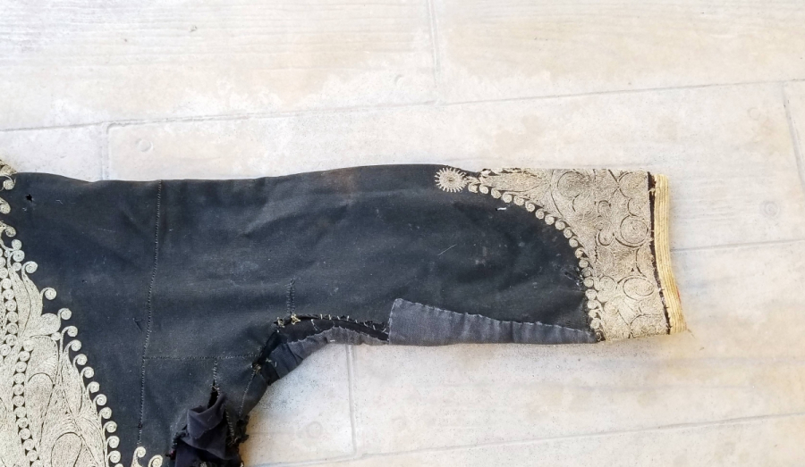 GÜMÜŞ SIRMA İŞÇİLİKLİ OSMANLI DÖNEMİ GELİN CEPKENİ