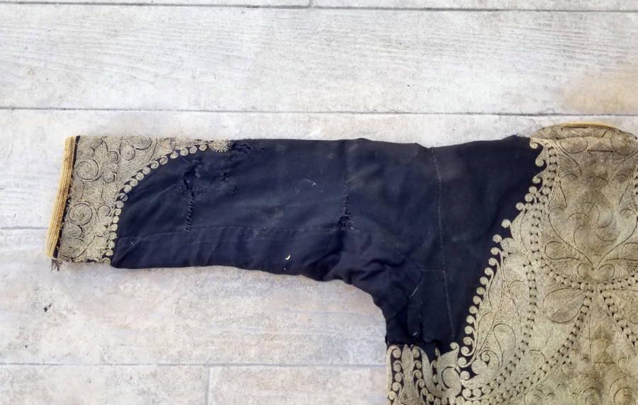 GÜMÜŞ SIRMA İŞÇİLİKLİ OSMANLI DÖNEMİ GELİN CEPKENİ