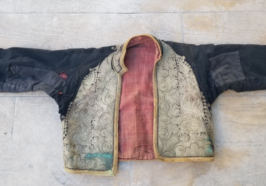 GÜMÜŞ SIRMA İŞÇİLİKLİ OSMANLI DÖNEMİ GELİN CEPKENİ