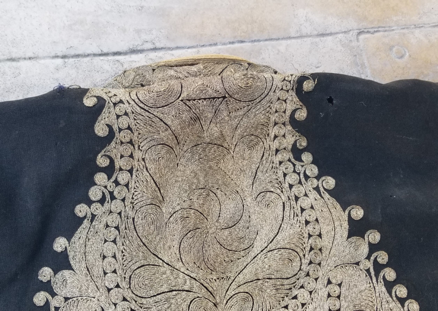 GÜMÜŞ SIRMA İŞÇİLİKLİ OSMANLI DÖNEMİ GELİN CEPKENİ