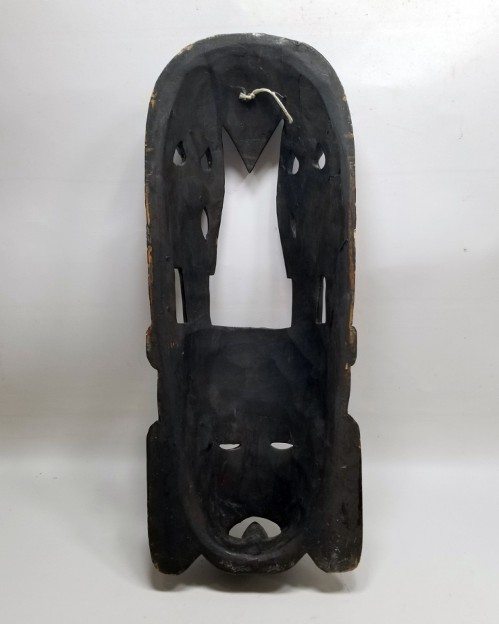 EL YAPIMI AHŞAP AFRİKA DEKORATİF MASK