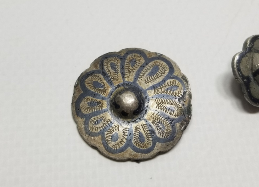 OSMANLI DÖNEMİ SAVATLI GÜMÜŞ ÇERKES KEMER PARÇALARI