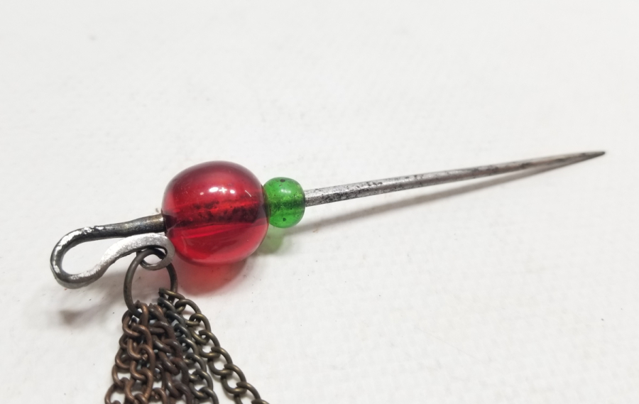 ANTİKA EL YAPIMI BAŞ İĞNESİ