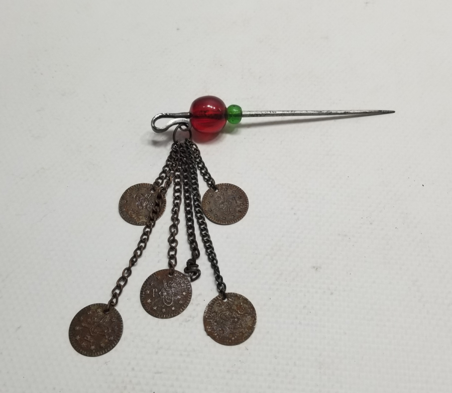 ANTİKA EL YAPIMI BAŞ İĞNESİ