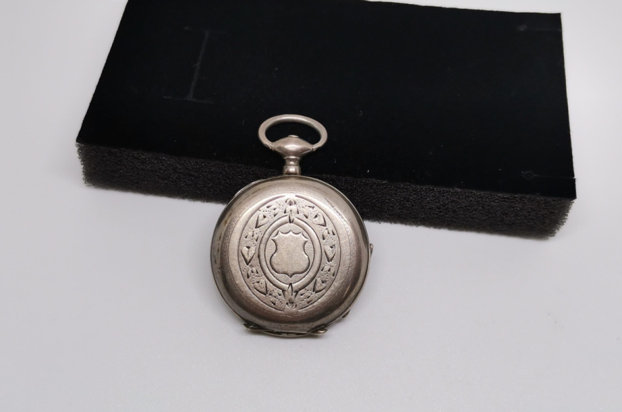 OSMANLI DÖNEMİ GÜMÜŞ KASA ARKADAN KURMALI CEP SAATİ