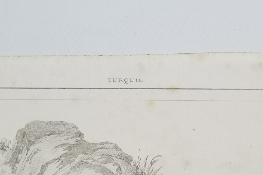 OSMANLI SAVAŞ ALANI GÖRSELLİ OSMANLI DÖNEMİ BASKI GRAVÜR