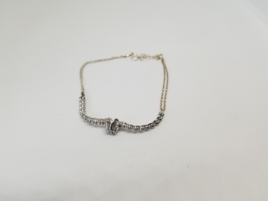 PIRLANTA TAŞLI ÖZEL YAPIM BİLEKLİK