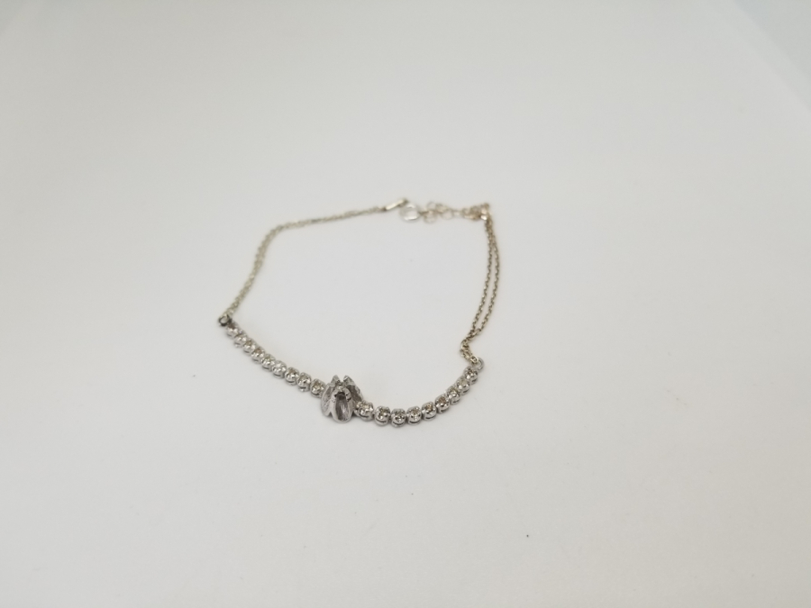 PIRLANTA TAŞLI ÖZEL YAPIM BİLEKLİK