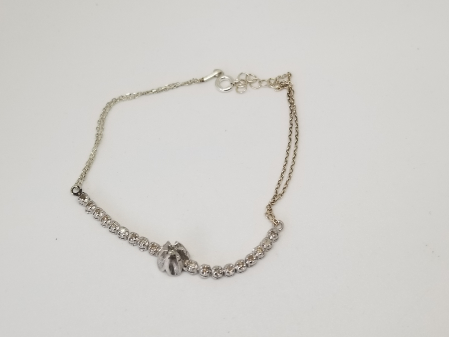 PIRLANTA TAŞLI ÖZEL YAPIM BİLEKLİK