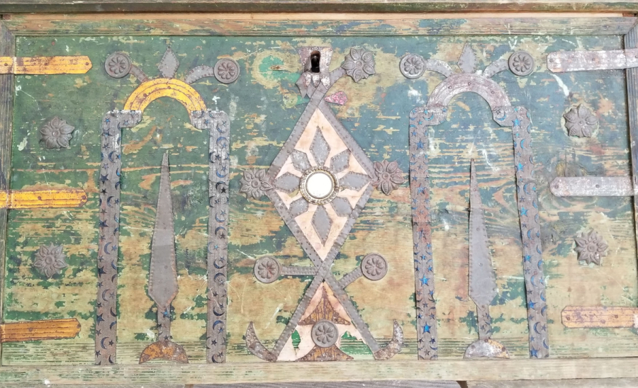 OSMANLI DÖNEMİ NADİR SELVİLİ VE AY YILDIZLI SANDIK