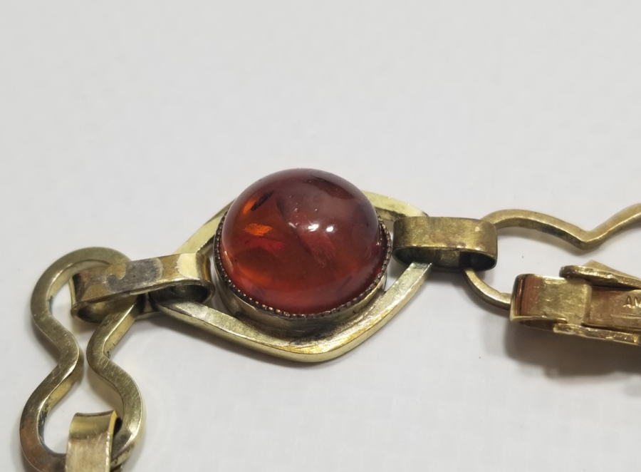 AMERİKAN YAPIMI ÖZEL TASARIM DAMLA KEHRİBAR BİLEKLİK