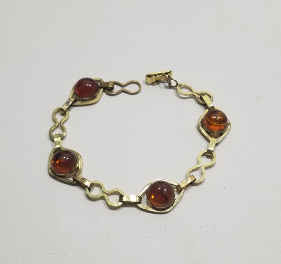 AMERİKAN YAPIMI ÖZEL TASARIM DAMLA KEHRİBAR BİLEKLİK