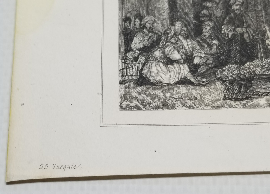 ŞEHZADE CAMİİ VE ÇEŞMESİ GÖRSELLİ OSMANLI DÖNEMİ BASKI GRAVÜR