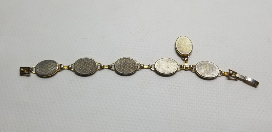 ÜZERİ ALTIN VERMEYLİ ANTİKA TOLEDO BİLEKLİK