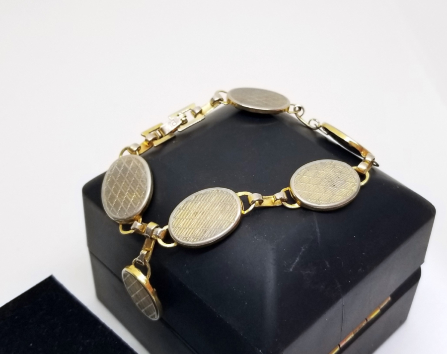 ÜZERİ ALTIN VERMEYLİ ANTİKA TOLEDO BİLEKLİK