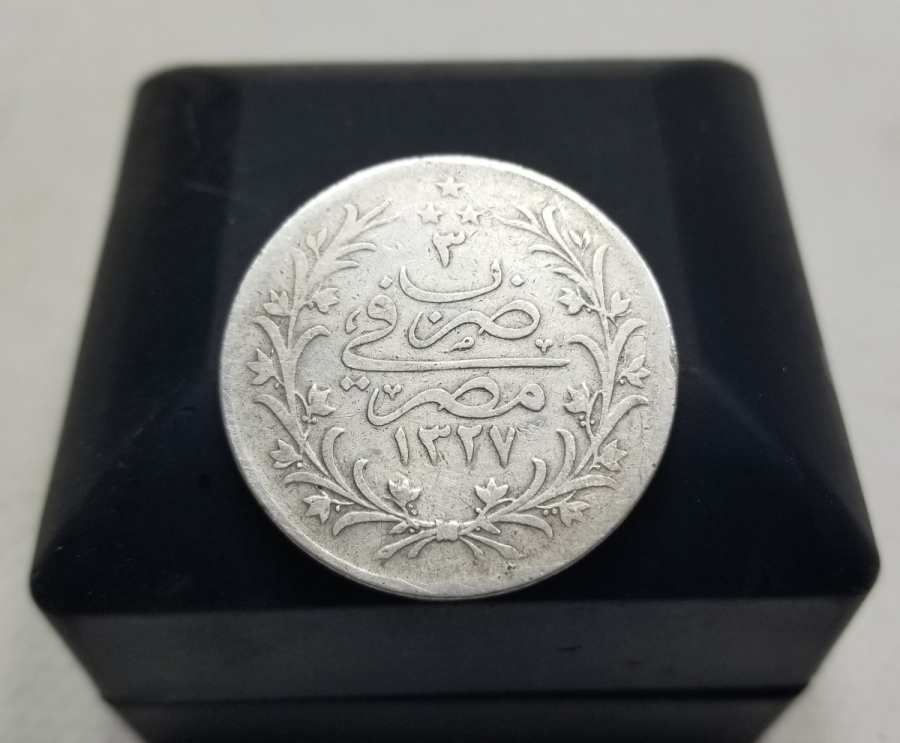 MEHMET REŞAT DÖNEMİ GÜMÜŞ MISIR 10 KURUŞ