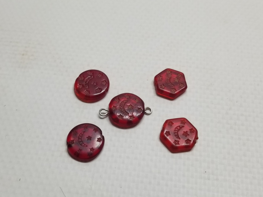 ÜZERLERİ AY YILDIZLI OSMANLI DÖNEMİ TAKI PARÇALARI LOTU