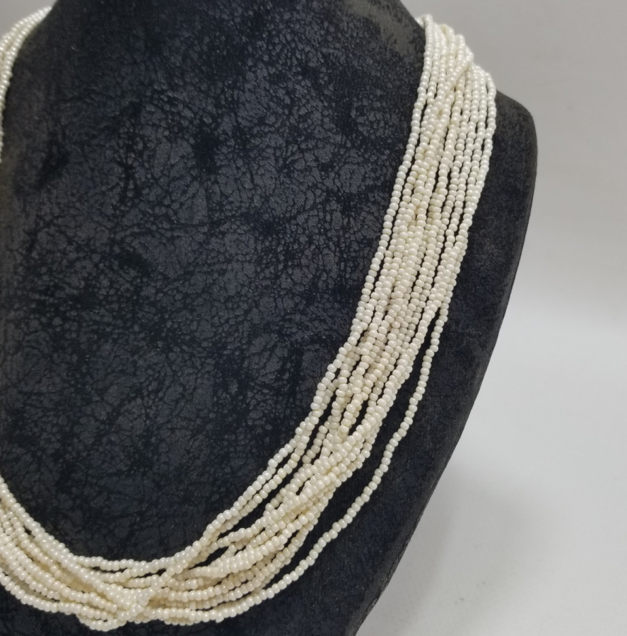 OSMANLI DÖNEMİ İNCİ FORMLU OPAL GERDANLIK