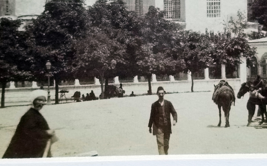 AYASOFYA CAMİİ GÖRSELLİ OSMANLI DÖNEMİ BÜYÜK BOY FOTOĞRAF