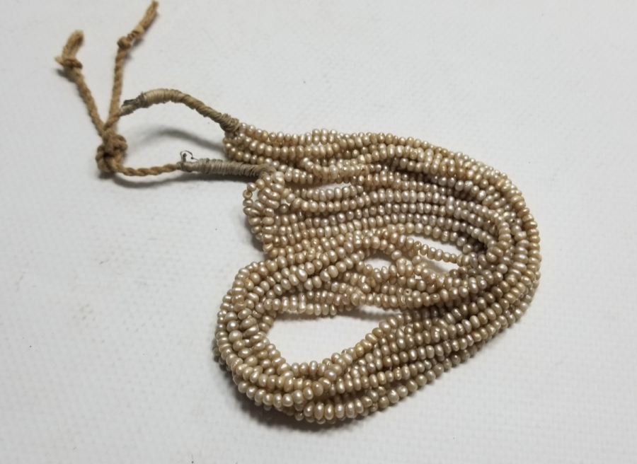 OSMANLI DÖNEMİ BÜYÜK BOY TAM TUR İNCİ GERDANLIK