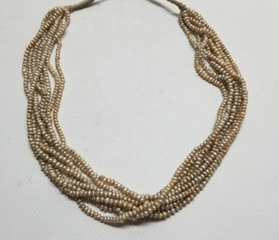 OSMANLI DÖNEMİ BÜYÜK BOY TAM TUR İNCİ GERDANLIK