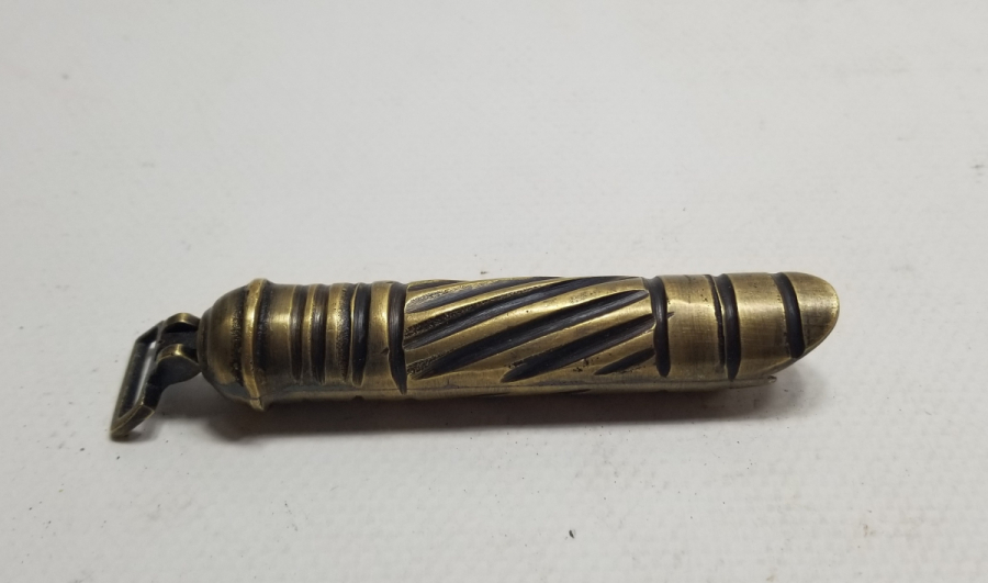 KABARTMA İŞÇİLİKLİ ANTİKA BARUT ÖLÇER