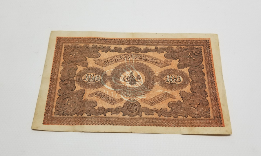 SULTAN ABDÜLHAMİD HAN DÖNEMİ KOLEKSİYONLUK KAĞIT 100 KURUŞ