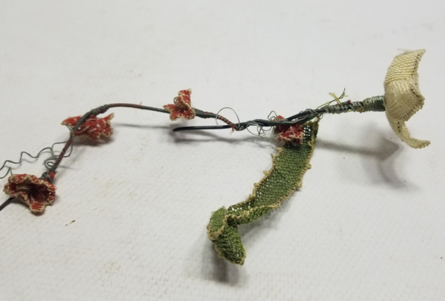 OSMANLI DÖNEMİ İĞNE OYALI KOZAK YÖRESİ NADİR GELİN ÇİÇEĞİ