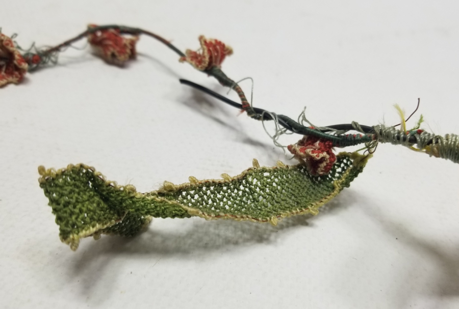 OSMANLI DÖNEMİ İĞNE OYALI KOZAK YÖRESİ NADİR GELİN ÇİÇEĞİ