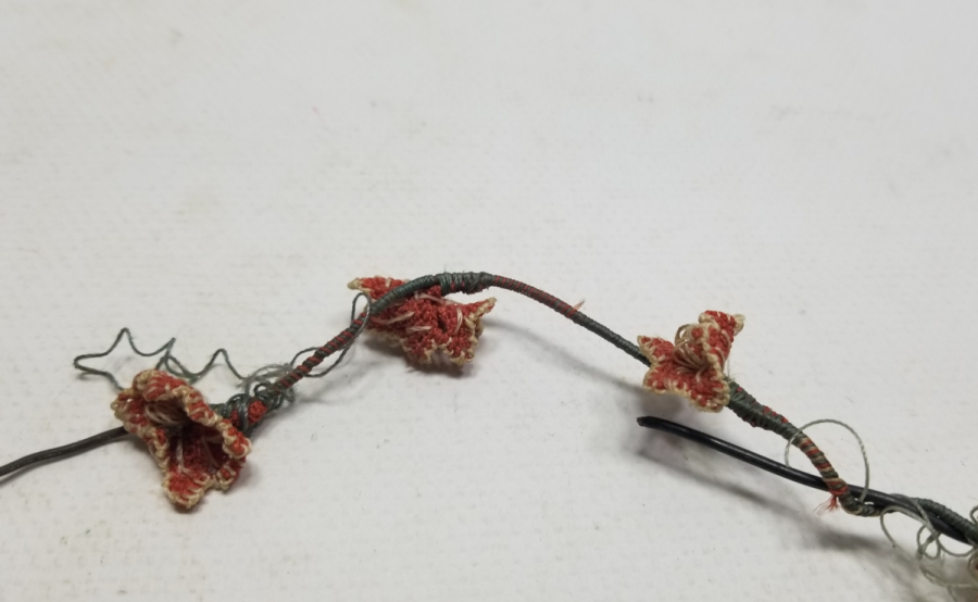 OSMANLI DÖNEMİ İĞNE OYALI KOZAK YÖRESİ NADİR GELİN ÇİÇEĞİ