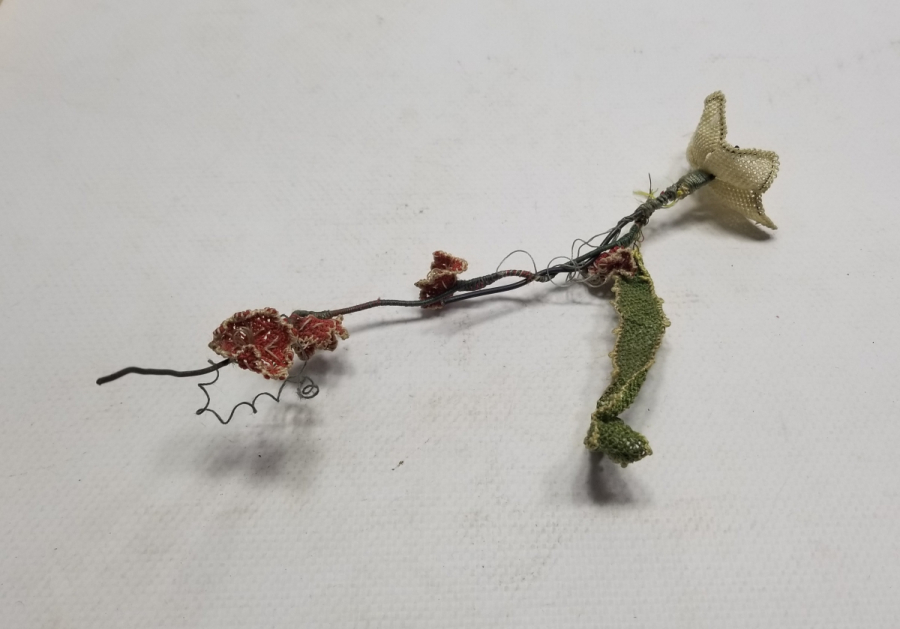 OSMANLI DÖNEMİ İĞNE OYALI KOZAK YÖRESİ NADİR GELİN ÇİÇEĞİ