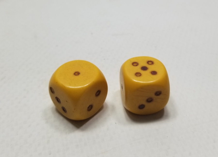 2 ADET ANTİKA KATALİN ZAR