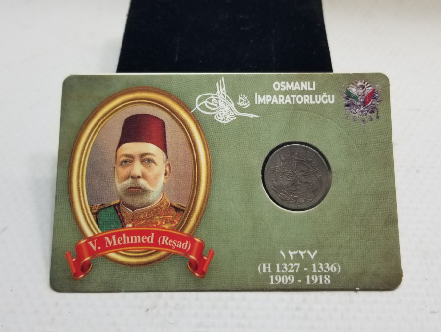MEHMET REŞAT HAN DÖNEMİ KOLEKSİYONLUK NİKEL 5 PARA