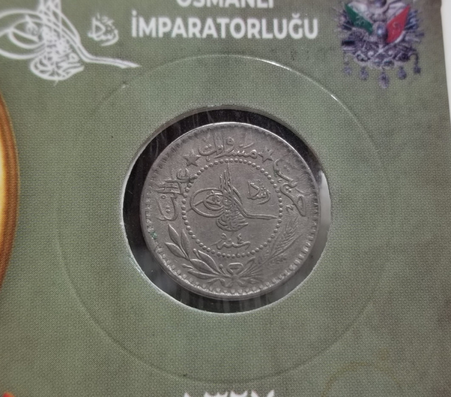 MEHMET REŞAT HAN DÖNEMİ KOLEKSİYONLUK NİKEL 10 PARA
