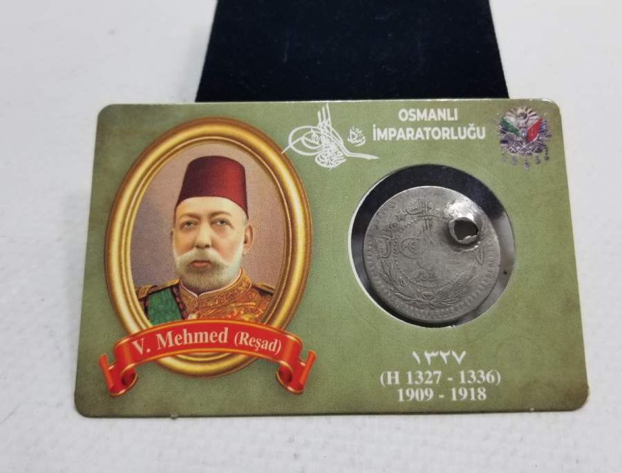 MEHMET REŞAT HAN DÖNEMİ KOLEKSİYONLUK NİKEL 40 PARA