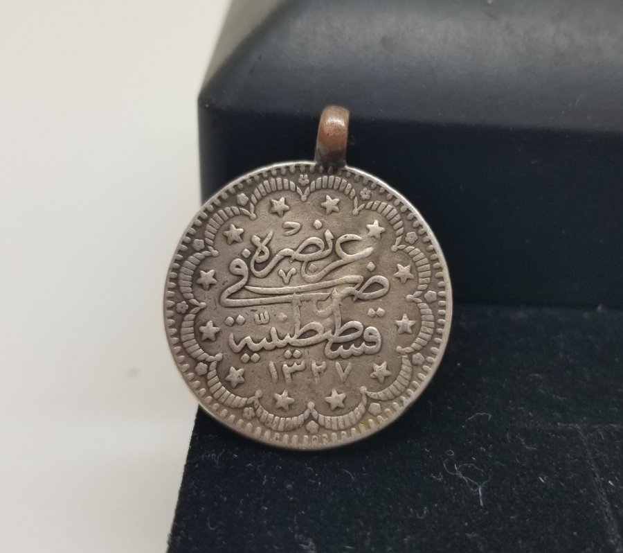 SULTAN MEHMET REŞAT HAN DÖNEMİ GÜMÜŞ 5 KURUŞ MECİDİYE