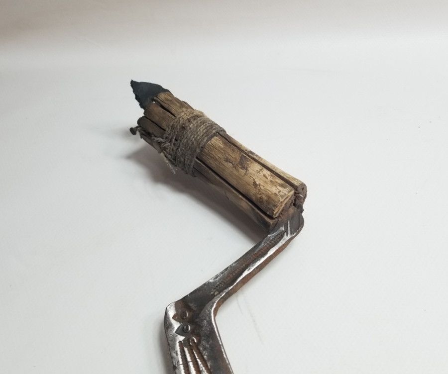 ÜZERİ İŞLEMELİ OSMANLI DÖNEMİ NADİR TİPTE ORAK