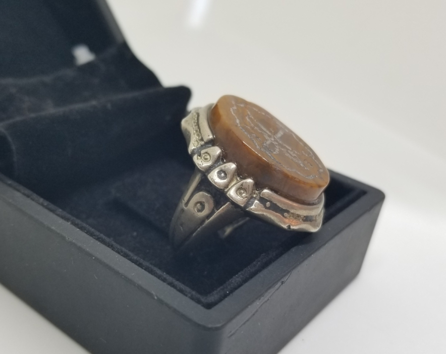 YA HÜSEYİN YAZILI ÖZEL YAPIM AKİK YÜZÜK KAŞI