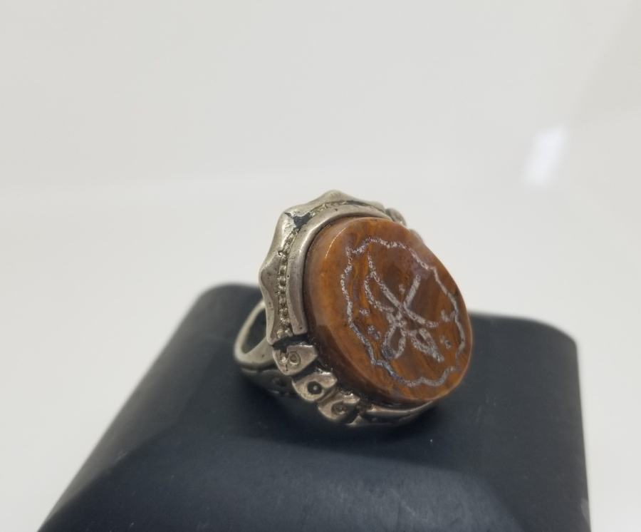 YA HÜSEYİN YAZILI ÖZEL YAPIM AKİK YÜZÜK KAŞI