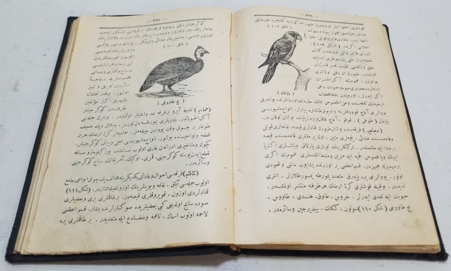 İLMİ HAYVANAT İSİMLİ OSMANLI DÖNEMİ ÇOK NADİR BASKI BAYTAR MEKTEBİ DERS KİTABI